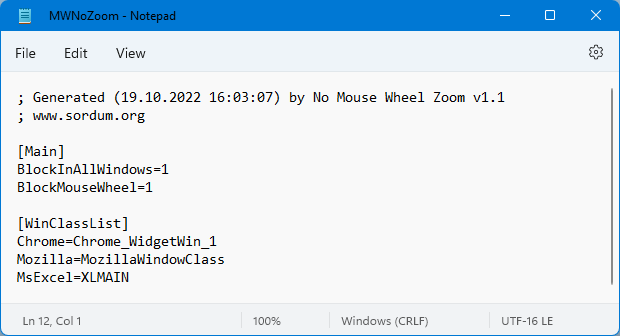No Mouse Wheel Zoom