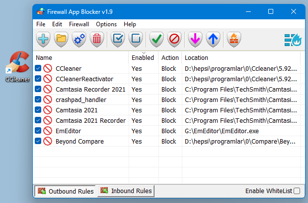 Firewall App Blocker (Fab) 
