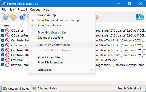 Firewall App Blocker (Fab) 