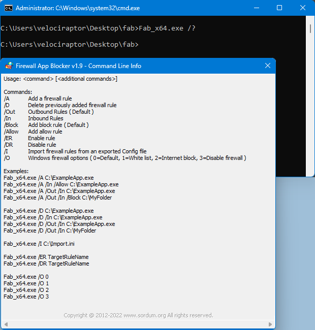 Firewall App Blocker (Fab) 