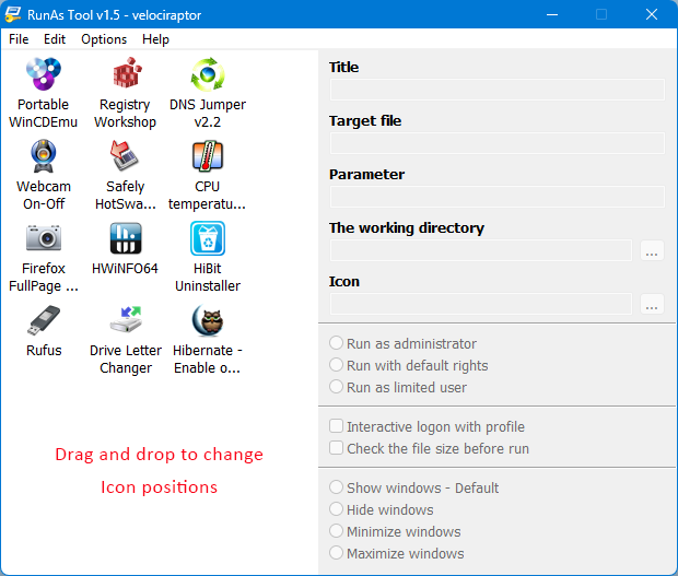 RunAsTool v1.5