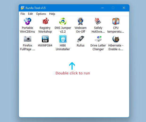 RunAsTool v1.5
