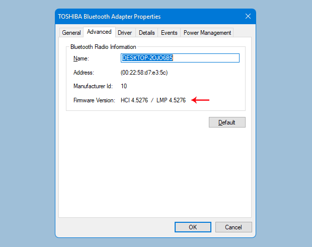 Bluetooth Version Finder v1.3