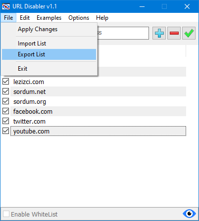 URL Disabler v1.1