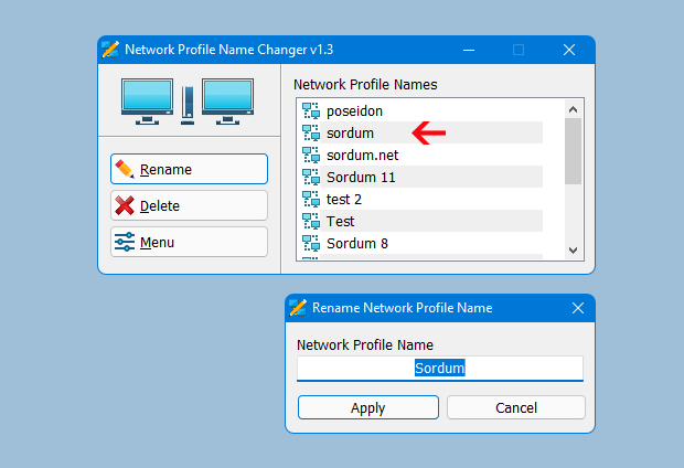 Network Profile Name Changer v1.3
