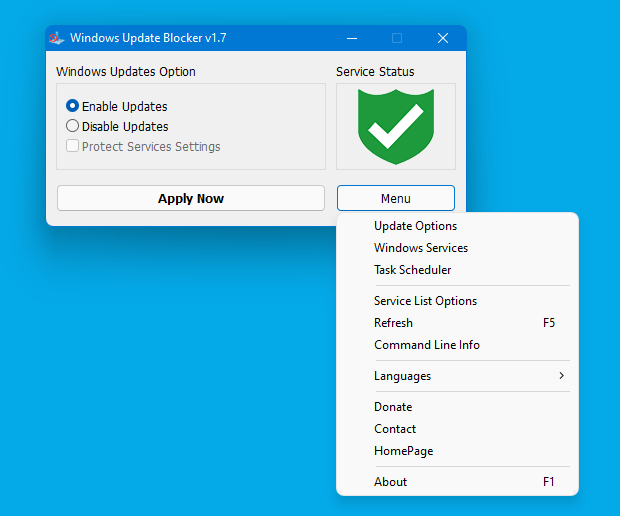 Windows Update Blocker v1.7