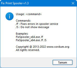 Fix Print Spooler v1.3