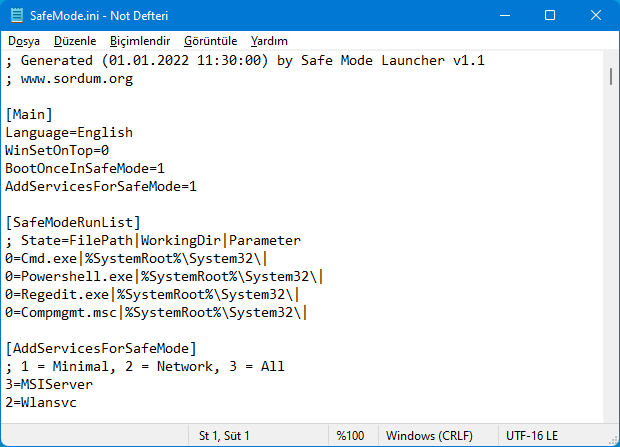 Safe Mode Launcher v1.1