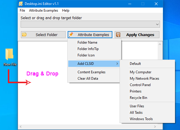 Desktop.ini Editor v1.1