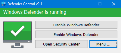 Defender Control v2.1