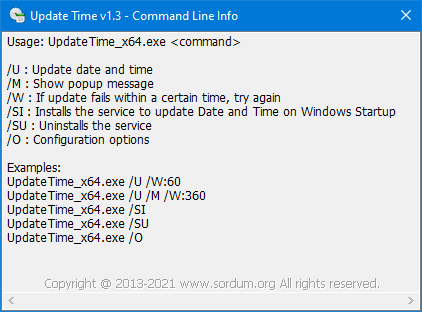 Update Time v1.3