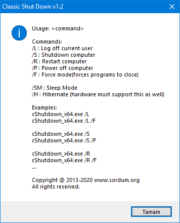 Classic Shut Down v1.2