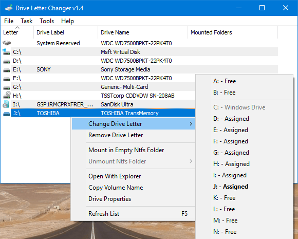 Drive Letter Changer v1.4
