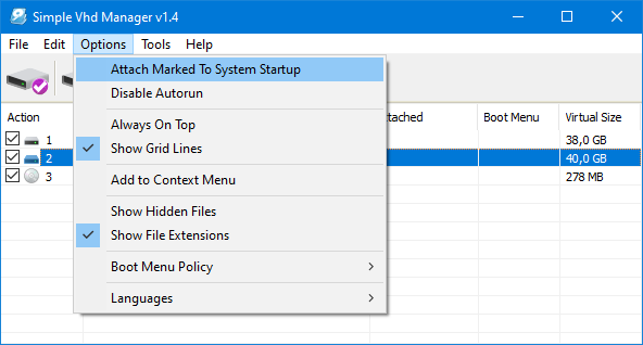 Simple VHD Manager v1.4
