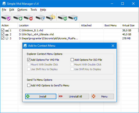 Simple VHD Manager v1.4