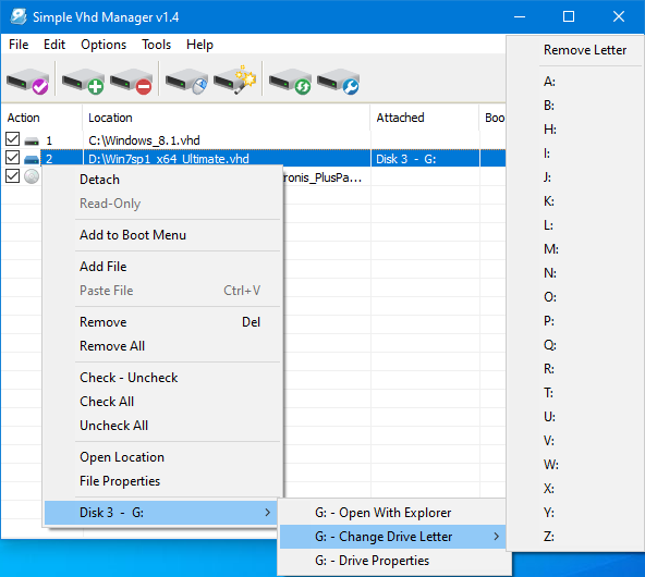 Simple VHD Manager v1.4