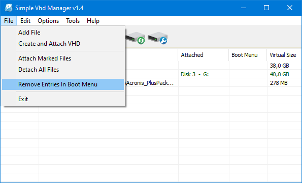 Simple VHD Manager v1.4