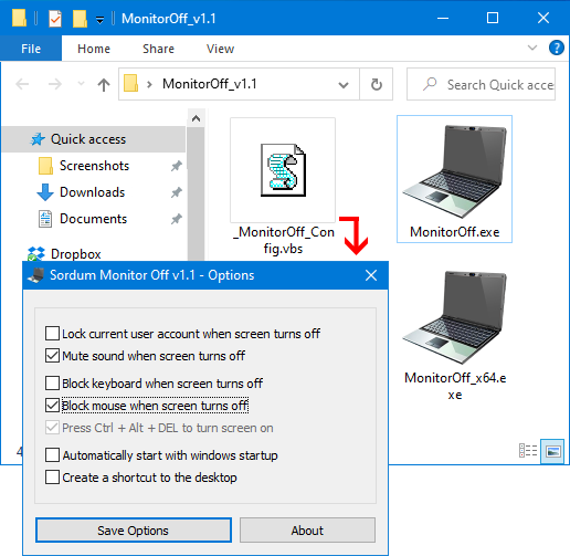 Sordum Monitor Off v1.1