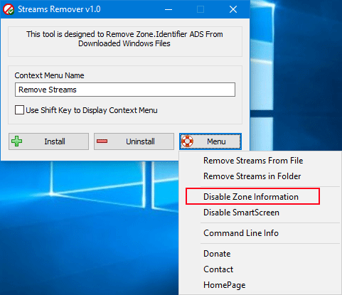 Streams Remover v1.0