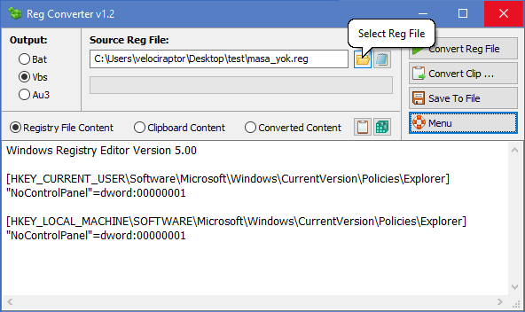 Reg Converter v1.2