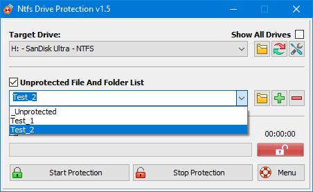 Ntfs Drive Protection v1.5