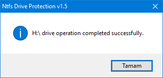 Ntfs Drive Protection v1.5