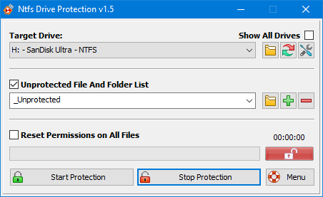 Ntfs Drive Protection v1.5