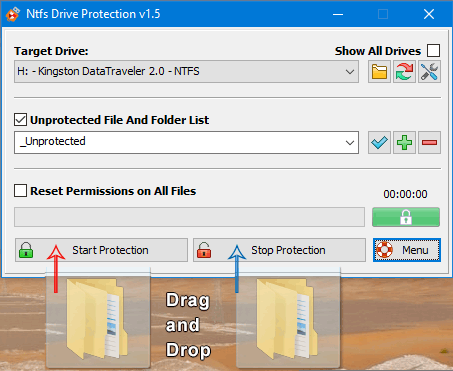 Ntfs Drive Protection v1.5