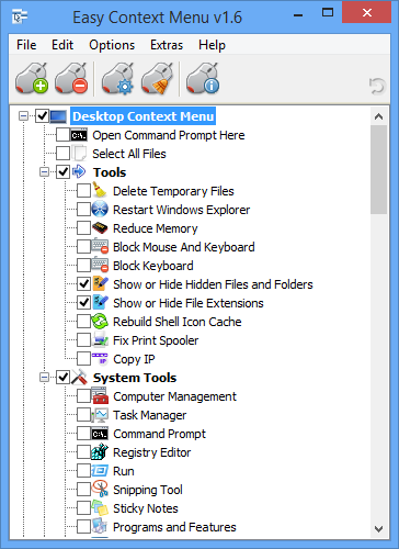 Easy Context Menu v1.6