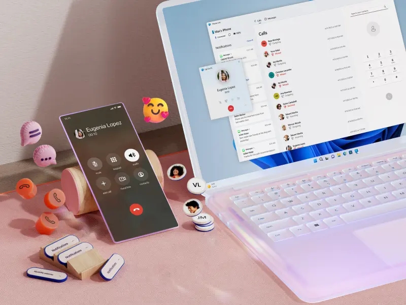 Windows11正式支持iOS连接：可在PC端接听iPhone来电
