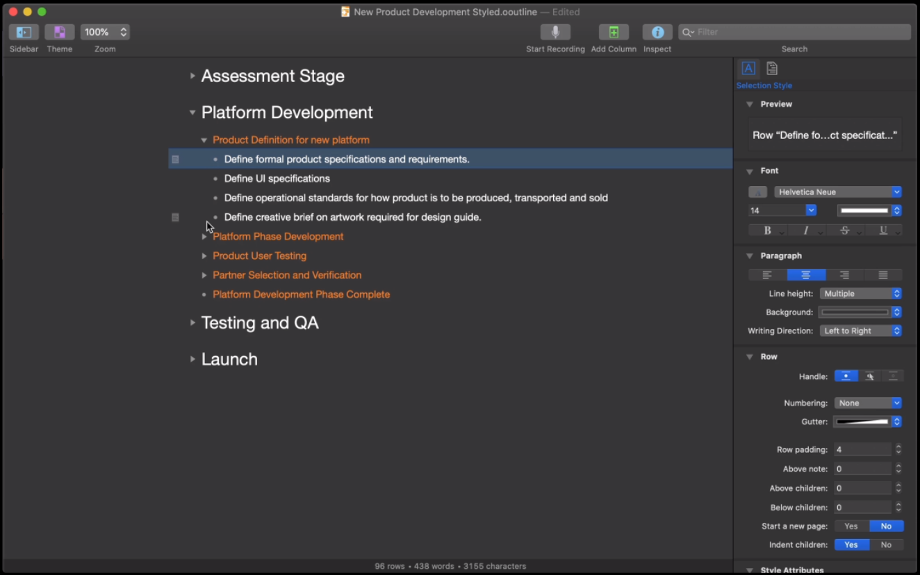 OmniOutliner