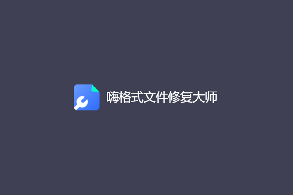 嗨格式文件修复大师-文件修复软件