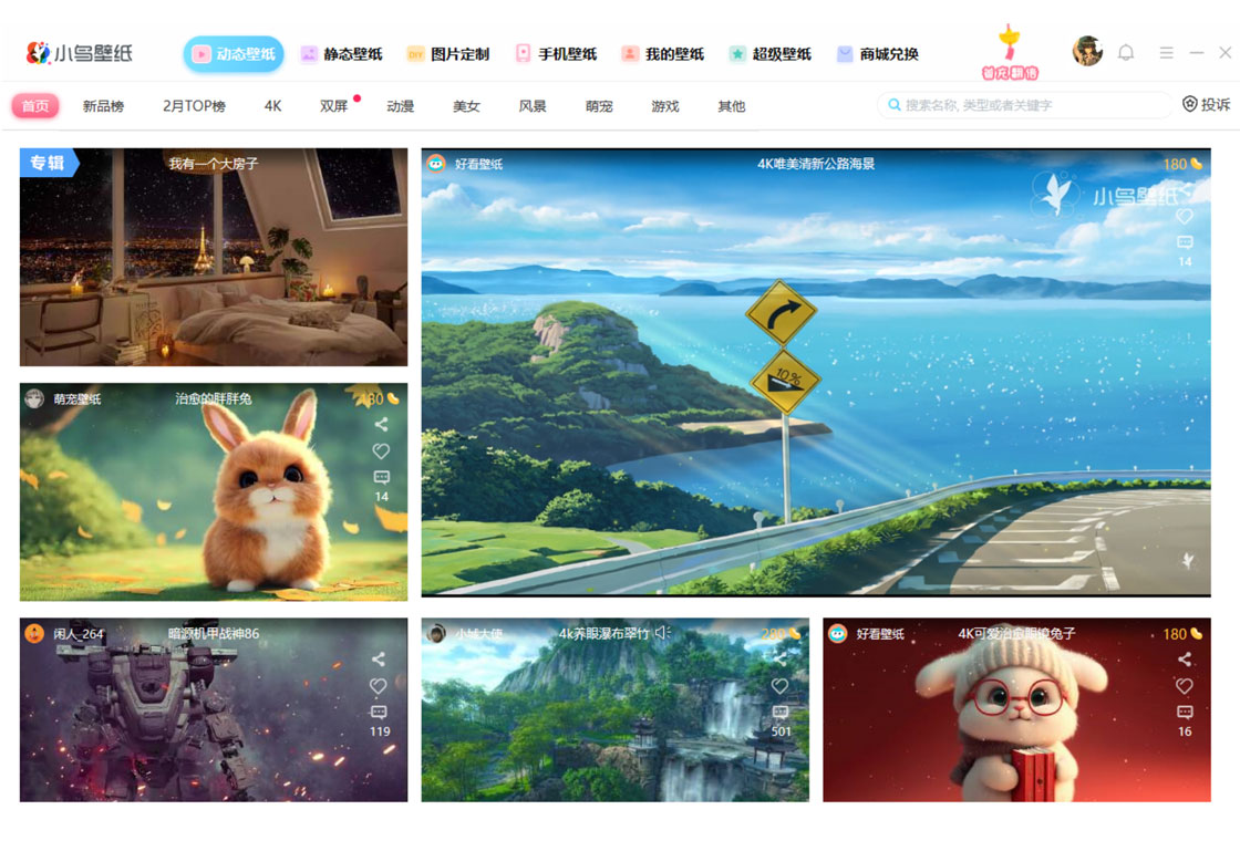 小鸟动态壁纸