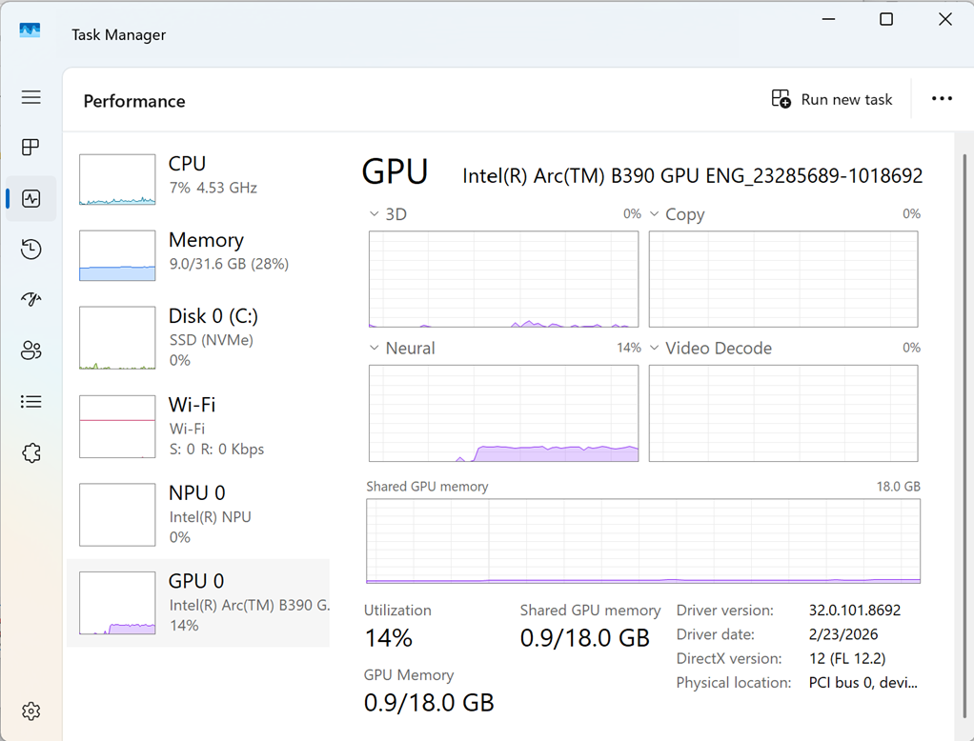 Win11 任务管理器更新：新增 NPU 列，可查看 AI 负载来源