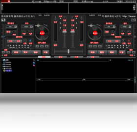 先锋1000模拟打碟机(Virtual DJ)