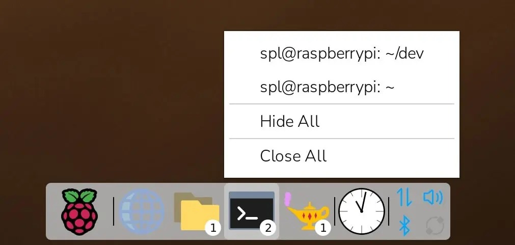 树莓派 Raspberry Pi OS 更新：新增程序坞与启动台