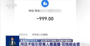 武汉警方打掉直播鉴宝诈骗团伙，涉案金额超千万元
