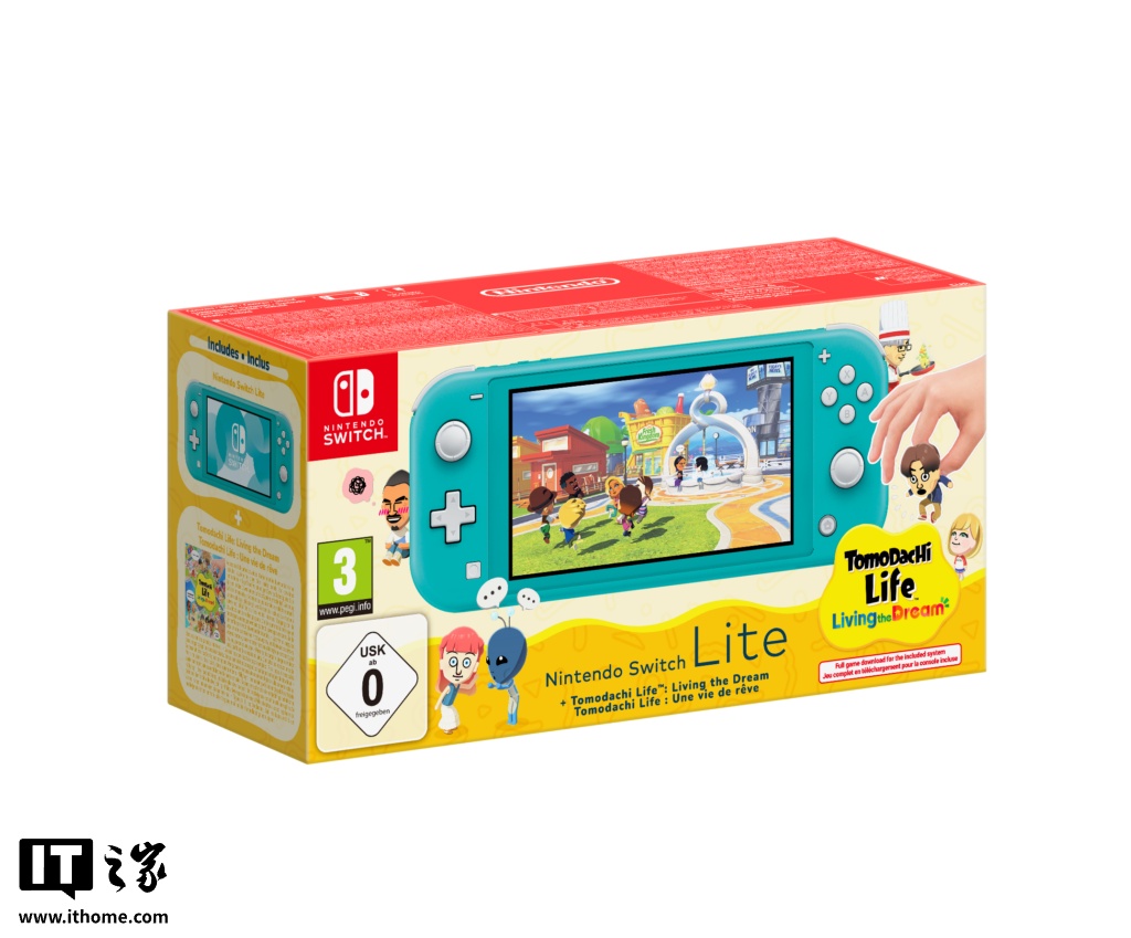 任天堂在欧洲推出《朋友收集:梦想生活》同捆版 Switch Lite,10月29日发售