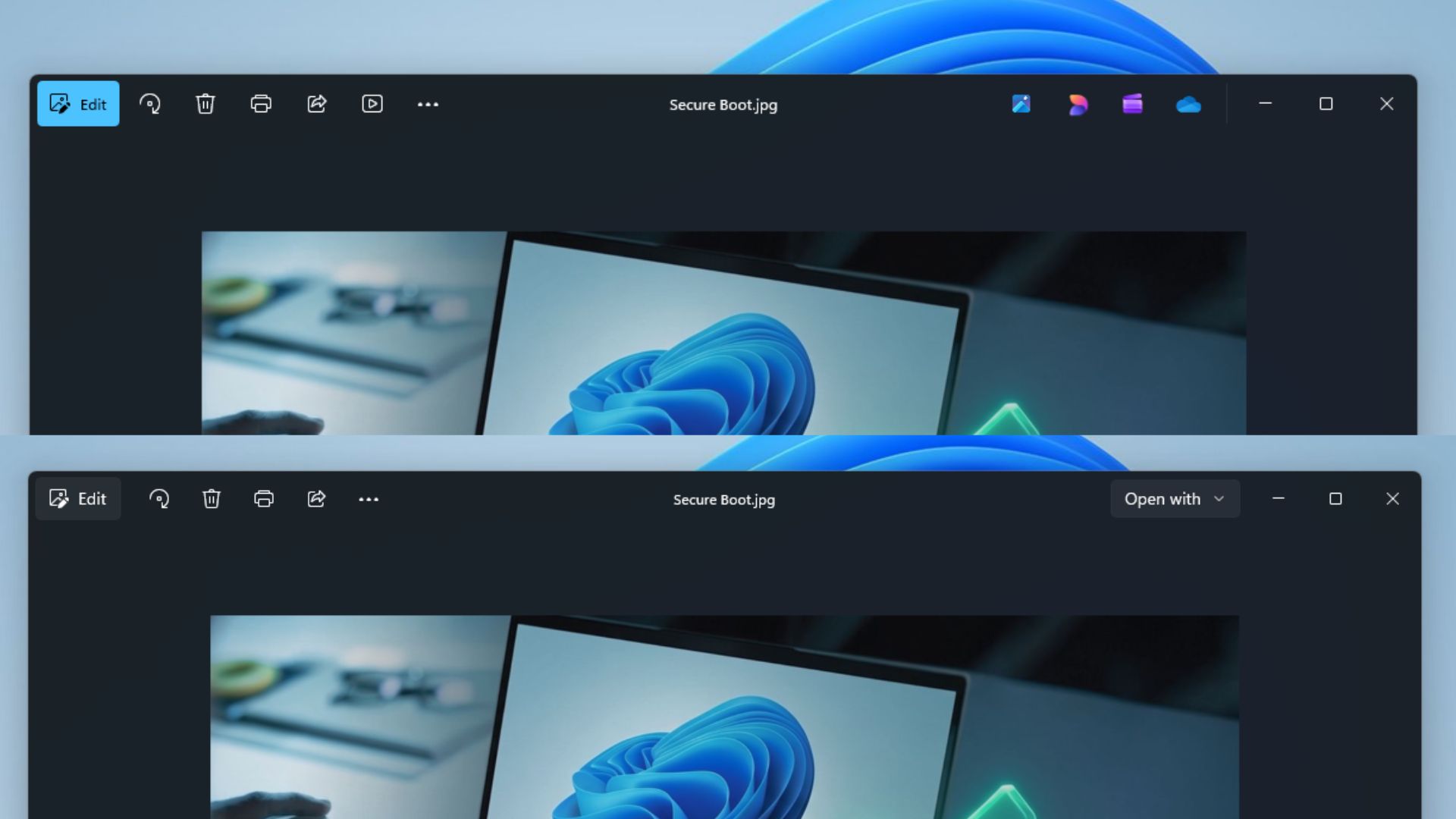 微软向 Windows 11 全量推送新版照片应用:精简工具栏并移除 Ask Copilot 按钮