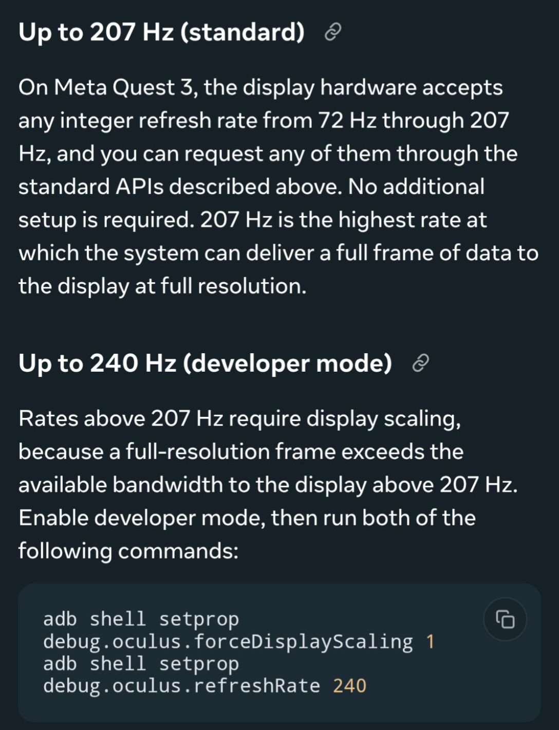 Meta 为 Quest 3 推送 Horizon OS 2.7:最高刷新率解锁至 240Hz