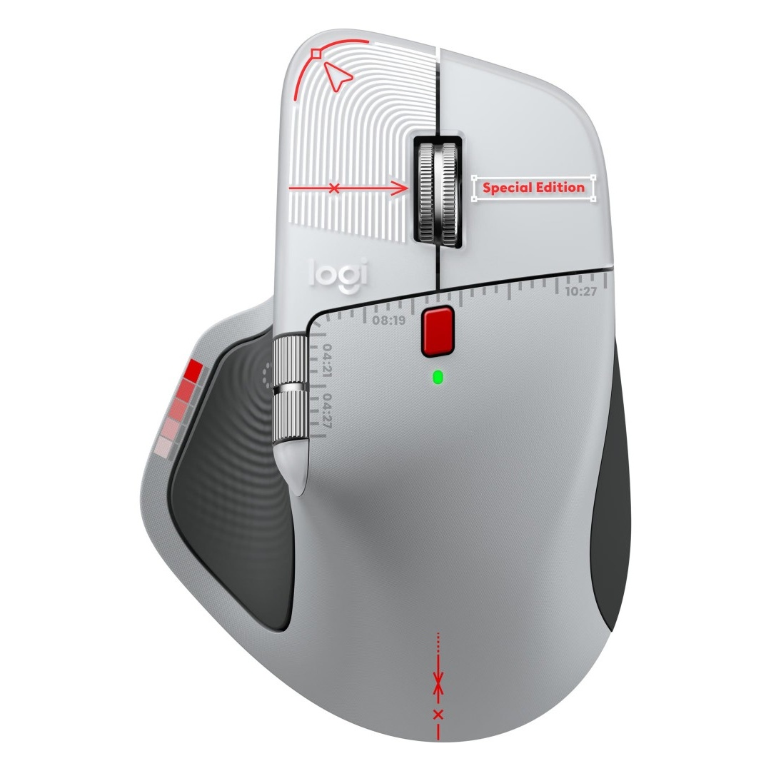 罗技 MX Master 4 特别版鼠标外观曝光：核心功能不变