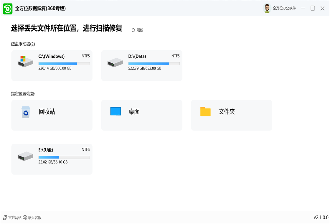 全方位数据恢复