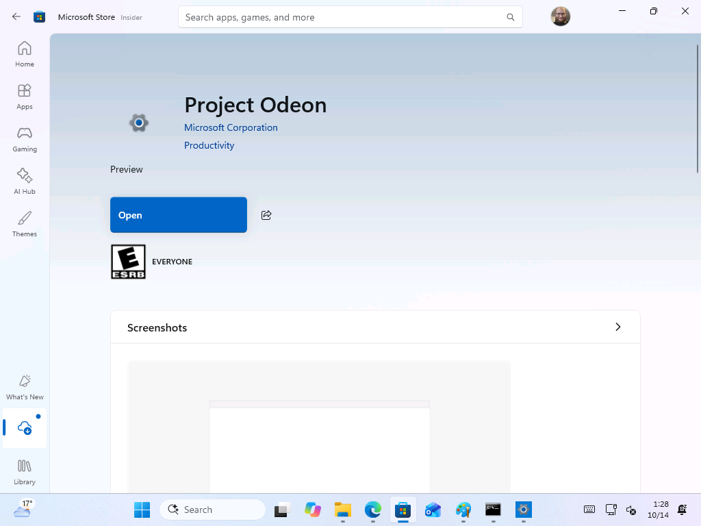 微软测试“Project Odeon”应用:界面接近 Win11 设置,仍为预览版