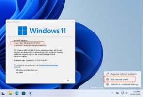 微软Win11预览版调整测速功能:原生弹窗取代Bing网页跳转