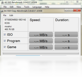 AS SSD Benchmark