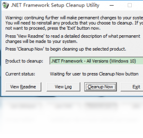 .NET框架清理工具