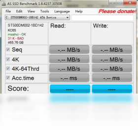 AS SSD Benchmark