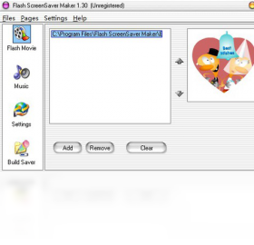 Flash ScreenSaver Maker